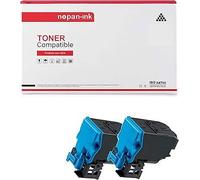2 Toner pour Epson C13S050749 Cyan 8800 Pages avec WorkForce AL-C300DN WorkForce AL-C300DTN WorkForce AL-C300N WorkForce AL-C300TN