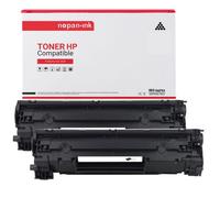 2 Toner pour HP CB436A Black 3000 Pages avec P LaserJet Pro M1120 P LaserJet Pro M1120MFP P LaserJet Pro M1130 P LaserJet Pro M1210 P LaserJet Pro M1212nf P LaserJet Pro M1522 P LaserJet Pro M1522F P