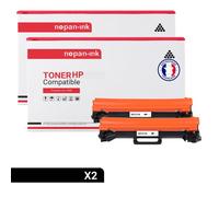 2 Toner pour HP CF217A Black 1600 Pages avec P LaserJet Pro M102W P LaserJet Pro MFP M130a P LaserJet Pro MFP M130fn P LaserJet Pro MFP M130fw P LaserJet Pro MFP M130nw P LaserJet Pro M102a