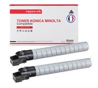 2 Toner pour KONICA MINOLTA AAV8150 Black 28000 Pages avec Konica Minolta Bizhub C300 i C250 i C360 i