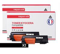 TONER TK100 TK100 Noir x 2 Compatible pour KYOCERA- Kyocera KM 1500 Kyocera KM 1815 Kyocera KM 1820 Olympia Omega D 1500 Olympia Omega D 1506