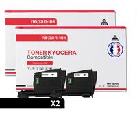 TONER TK1125 TK1125 Noir x 2 Compatible pour KYOCERA- Kyocera FS-1061 DN Kyocera FS-1325 MFP