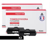 TONER TK140 TK140 Noir x 2 Compatible pour KYOCERA- Kyocera FS-1100 Kyocera FS-1100 Arztdrucker Kyocera FS-1100 N Kyocera FS-1100 TN
