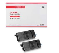 TONER TK3130 1T02LV0NL0 Noir x 2 Compatible pour KYOCERA- Ecosys M3550idn, Ecosys M3560idn, FS 4200DN, FS 4300DN.