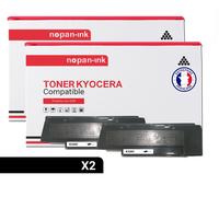 2 Toner pour KYOCERA TK330 Black 20000 Pages avec Kyocera FS-4000 DN Kyocera FS-4000 DTN