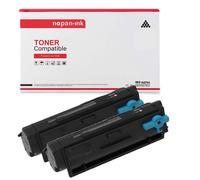 TONER 55B2X00 55B2X00 Noir x 2 Compatible pour LEXMARK-NOPAN-INK MS 430 Series, MS431 dn, MS431 dw MX 430 Series, MX431 Series, MX431 adn, MX431 adw, MX431 dn, MX432 adwe