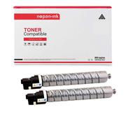 TONER 842374 Noir x 2 Compatible pour RICOH -NOPAN-INK IM C400F, IM C400SRF