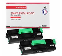 TONER 407318 407319 SP4500E 407318 407319 SP4500E Noir x 2 Compatible pour RICOH AFICIO-NOPAN-INK Lanier Sp SP 4500 Series SP 4510 dn SP 4510 sfte SP 4520 dn Rico Aficio SP 4510 Series 4510 dn 4510 sf
