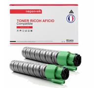 TONER 821074 821204 821074 821204 Noir x 2 Compatible pour RICOH AFICIO- Lanier LP 137 C 137 CN 140 Series 142 CN Rico Aficio SP C 430 Series C 430
