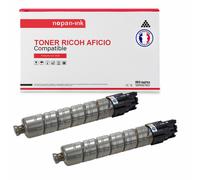 TONER 841683 841751 TYPE 5502E 841683 841751 TYPE 5502E Noir x 2 Compatible pour RICOH AFICIO-NOPAN-INK Lanier MP C 4502 NRG MP C 4502 Rico Aficio MP C 4502 4502 A 4502 AD 4502 Series 4502 spdf 5502 5