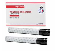 TONER 841925 841918 841925 841918 Noir x 2 Compatible pour RICOH AFICIO-NOPAN-INK Lanier MP C 2003 C 2503 NRG MP C 2503 SP Rico Aficio MP C 2003 SP 2003 ZSP 2011 SP 2503 SP 2503 ZSP 2011 SP 2503 SP
