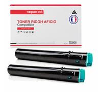 TONER 842061 841504 841587 TYPE MPC2551E 842061 841504 841587 TYPE MPC2551E Noir x 2 Compatible pour RICOH AFICIO-NOPAN-INK Infotec MP C 2051 NRG 2051 2551 Rico Aficio MP C 2051 2051 AD 2551 2551 AD