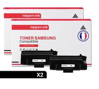NOPAN-INK - x2 Toners - MLT-D307E (Noir) - Compatible pour Samsung ML-4510 Samsung ML-4510 ND Samsung ML-4512 ND Samsung ML-5010 Samsung ML-5010 ND Samsung ML-5012 ND Samsung ML-5015 S