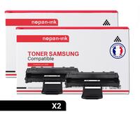 2 Toner pour SAMSUNG SCX D4725A ELS Black 3000 Pages avec Samsung SCX-4725 F Samsung SCX-4725 FN