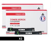 2 Toner pour XEROX 106R01569 Black 24000 Pages avec Xerox Paser 7800 Xerox Paser 7800 DN Xerox Paser 7800 DNM Xerox Paser 7800 DX Xerox Paser 7800 GX Xerox Paser 7800 N Xerox Paser 7800 Series