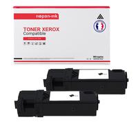 2 Toner pour XEROX 106R01597 Black 3000 Pages avec Xerox Paser 6500 DN Xerox Paser 6500 N - Xerox WC 6505 DN Xerox WC 6505 N - Xerox WorkCentre 6505 DN Xerox WorkCentre 6505 N