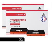 2 Toner pour XEROX 106R02777 Black 3000 Pages avec Xerox Paser 3252 Xerox Paser 3260 Xerox WC 3215 Xerox WC 3225 Xerox WC 3225 DNI Xerox WorkCentre 3215Xerox WorkCentre 3225Xerox WorkCentre 3225 DNI