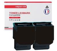 2 Toners - 70C2HK0 (Noir) - Compatible pour LEXMARK G