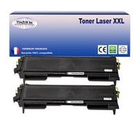 2 Toners compatibles avec Brother TN2000, TN2005 pour Brother DCP2010, DCP7010, DCP7020, DCP7025 - 2 500 pages - T3AZUR G
