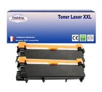 2 Toners compatibles avec Brother TN2320 pour Brother HL L2360DN, L2365DW, L2300D, L2340DW - 2 600 pages - T3AZUR G