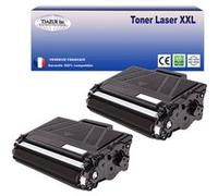 2 Toners compatibles avec Brother TN3480 pour Brother HL-L5000D, L5100DN, L5100DNT, L5100DNTT, L5200DW, L5200DWT, L6250DN - 8 000 pages -