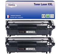 2 Toners compatibles avec HP LaserJet 1010, 1012, 1015 remplace HP Q2612A 12A - 2 000p - T3AZUR