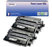 2 Toners compatibles avec HP LaserJet Enterprise 500 MFP M521DN, M521DW, M525 remplace HP CE255X (55X) Noir - 12 500p G