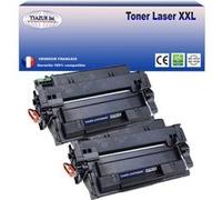 2 Toners compatibles avec HP LaserJet P3005N P3005X, P3005XS remplace HP Q7551A (51A) Noir - 6 500p