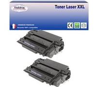 2 Toners compatibles remplaces HP Q7551X (51X) Noir - 13 000p G