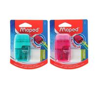 2 Tons, Point 2 Trous Avec Conteneur Maped Connect, Gomme, Blister, Miks