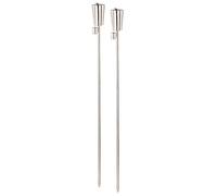 2 torches de jardin en acier inoxydable "Amor" - 280 ml [Carlo Milano]
