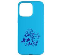 2 tortues d'eau Vache équitation Amis Mignon Happy Duo Team Cute Coque pour iPhone 15 Pro Max