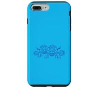 2 Tortues Team Bad Devil Hell Two Evil Friends Bande dessinée Coque pour iPhone 7 Plus/8 Plus