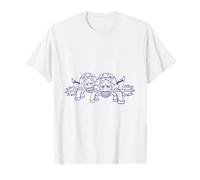 2 Tortues Team Bad Devil Hell Two Evil Friends Bande dessinée T-Shirt