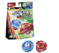 2 toupies Beyblade Burst Quad Drive - Gilded Nemesis VS Salvage Vatryek Rashad Hasbro