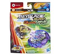Pack de 2 toupies Beyblade Burst QuadDrive Berserk Linwyrm L7 Wrath Fafnir F7