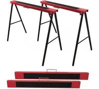 2 Tréteaux pliables professionnels en acier