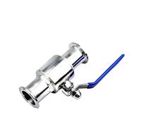 2" Tri Clamp Ferrule OD 45mm 304 Stainless Steel Ball Valve