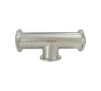 2" Tri Clamp & Pipe OD 51mm Tee Tri Compatible Pipe Fitting Homebrew Beer SS304 Stainless Steel