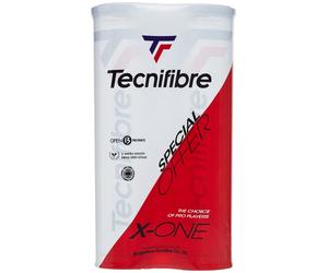 2 Tubes de 4 Balles de Tennis Tecnifibre X-One