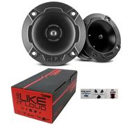 2 tweeters super bullet DS18 PRO-TWX2 9,6 cm de diamètre 120 watts rms 240 watts max 4 ohms 103,5 db, la paire + 3 stickers cadeau