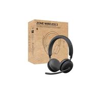 2 UC - Micro-casque - sur-oreille - Bluetooth - sans fil - Suppresseur de bruit actif - USB-C via un adaptateur Bluetooth - graphite - Optimisé pour