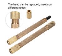 2 Uds De Cobre De Doble Cabeza De Tornillo Pin Vicepresidente Chuck Alambre Herramienta Mano Brocas En Espiral Poco Manual Abrazadera Diy Herramienta Reloj De Joyería De Herramienta De La Reparación