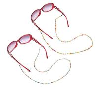 2 Unids/Set Gafas De Sol Moda Cadena De Cuentas Exquisitas Cordón Para Gafas Correa Kit Set Para Joyero