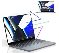 2 Unités Protection écran pour MacBook Pro 14 Pouces (2021-2026,M1,M2,M3,M4,M5), Filtre Anti Lumiere Bleue Protege Ecran pour Mac Pro 14.2", Laptop Anti Rayures Ecran Protecteur