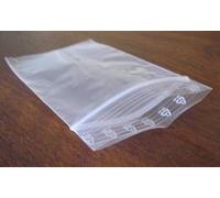 2 ur door Lot de 100 sachets Zip Plastique 4x6 cm - 40x60 mm