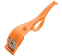 2 utilisations Éplucheur à anneaux en plastique multifonction portable fin grattoir à peau éplucheur de fruits ustensiles de cuisine pour orange citron, orange Durabilité