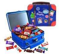 2 valisettes de Noël garnies de 30 chocolats Milka Kinder Schokobons & Mini-bueno Daim Célébrations Cadeau fin d'Année