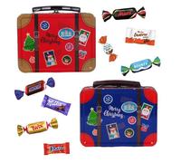 2 valisettes de Noël garnies de 40 chocolats Milka, Kinder Schokobons & Mini-bueno , Daim, Célébrations | Cadeau fin d'Année