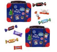 2 Valisettes garnies de 40 bonbons au chocolat Célébrations,Milka, Kinder Schokobons et Mini Bueno, Daim | A offrir à Noël